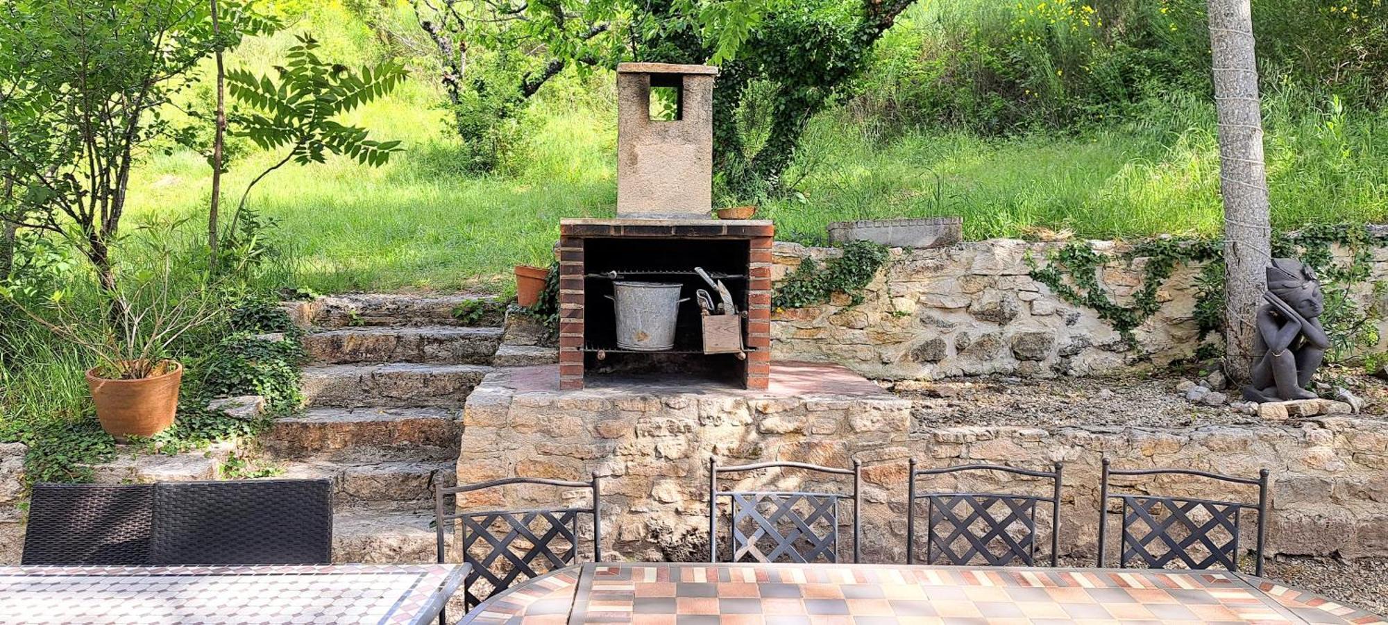 Le Mas Des Fontettes, Gite 14 Personnes, Piscine Chauffee, Propriete 5Ha, Barbecue Sahune Exterior foto